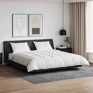 Set di Piumoni con cuscino 3 pz Bianco Piuma d'anatra