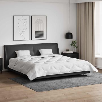 Piumino Letto Estivo con cuscino 3 pz Bianco Microfibra
