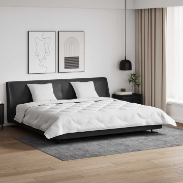 Piumone Invernale con cuscino 3 pz Bianco Microfibra