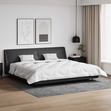 Piumone Invernale con cuscino 3 pz Bianco Microfibra