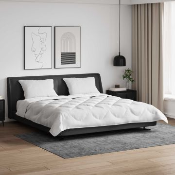 Set di Piumoni con cuscino 3 pz Bianco Microfibra
