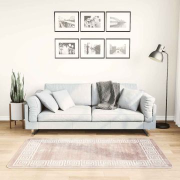 Tappeto Lavabile 80x150 cm Beige