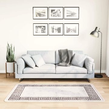Tappeto Lavabile 80x150 cm Beige Chiaro