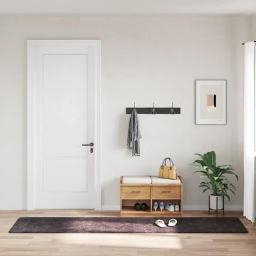 Tappeto Lavabile 80x300 cm Antracite