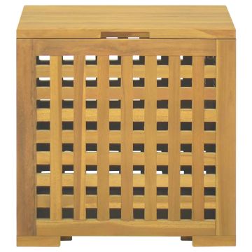 Scatola per Corde 40x40x40 cm in Legno Massello di Teak