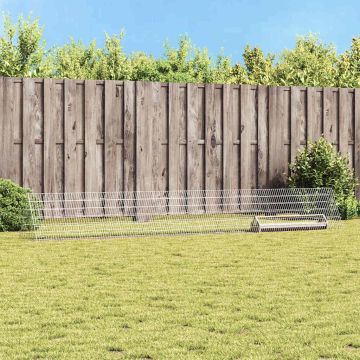 Gabbia per polli Argento 430 x 55 x 55 cm Acciaio zincato