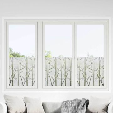 Pellicola statica per finestre Motivo Bamboo 45 x 500 cm PVC