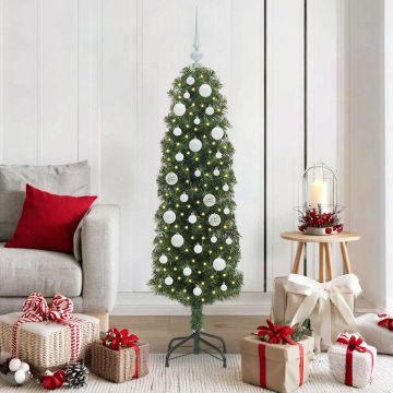 Albero di Natale artificiale con 150 LED Verde 150 cm