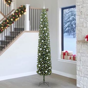 Albero di Natale artificiale con 300 LED Verde 270 cm