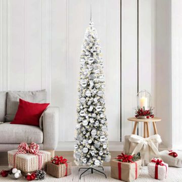 Albero di Natale artificiale con 300 LED Verde 180 cm