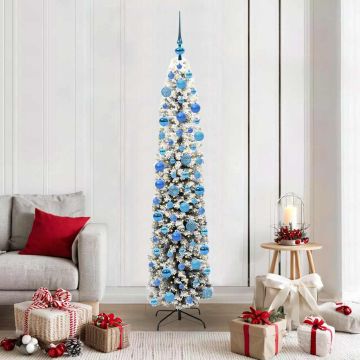 Albero di Natale artificiale con 300 LED Verde 180 cm