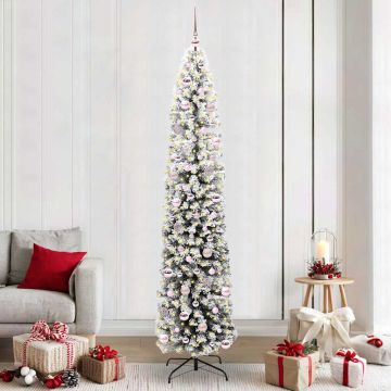 Albero di Natale artificiale con 300 LED Verde 240 cm