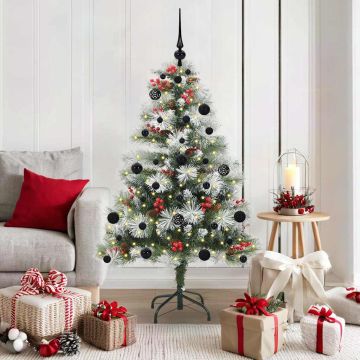 Albero di Natale artificiale Verde e bianco 150 cm