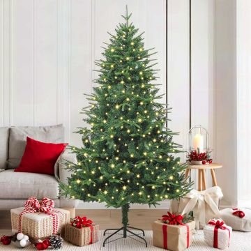 Albero di Natale artificiale preilluminato Verde 180 cm