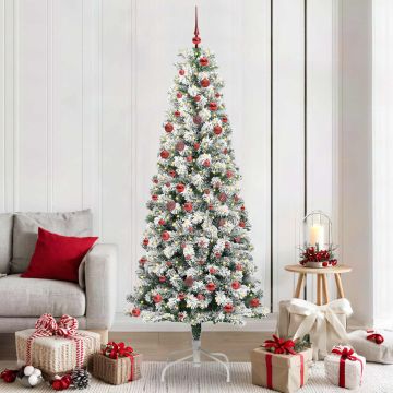 Albero di Natale Artificiale con Rami Pieghevoli 210 cm