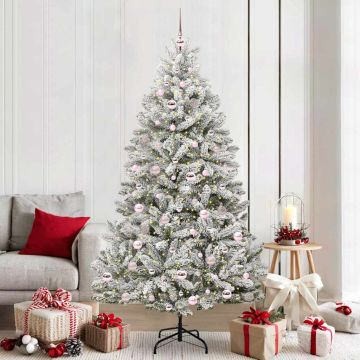 Albero di Natale artificiale 210 cm 300 LED Bianco caldo