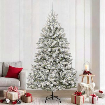 Albero di Natale artificiale 240 cm 300 LED Bianco caldo