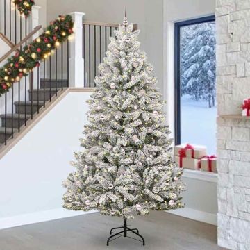 Albero di Natale artificiale 270 cm 300 LED Bianco caldo