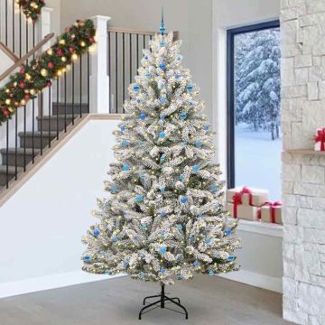 Albero di Natale artificiale 270 cm 300 LED Bianco caldo