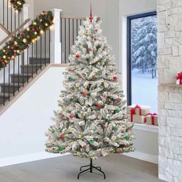 Albero di Natale artificiale 270 cm 300 LED Bianco caldo