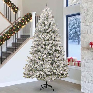 Albero di Natale artificiale 300 cm 300 LED Bianco caldo