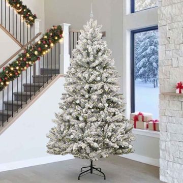 Albero di Natale artificiale 300 cm 300 LED Bianco caldo