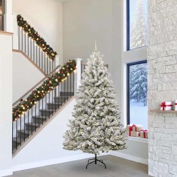 Albero di Natale artificiale 300 cm 300 LED Bianco caldo