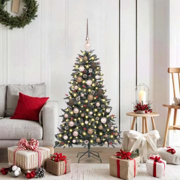 Albero di Natale artificiale con 150 LED Verde 120 cm
