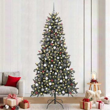 Albero di Natale artificiale con 300 LED Verde 240 cm