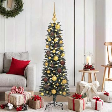 Albero di Natale artificiale con 150 LED Verde 120 cm
