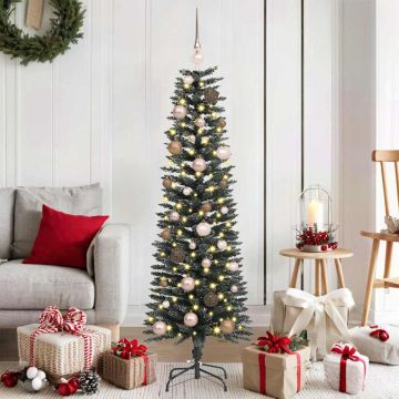 Albero di Natale artificiale con 150 LED Verde 150 cm