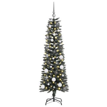 Albero di Natale artificiale con 150 LED Verde 150 cm