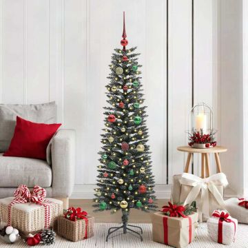 Albero di Natale artificiale con 150 LED Verde 150 cm