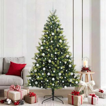 Albero di Natale Artificiale a Cerniera con 300 LED Verde