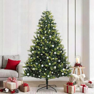 Albero di Natale Artificiale a Cerniera con 300 LED Verde