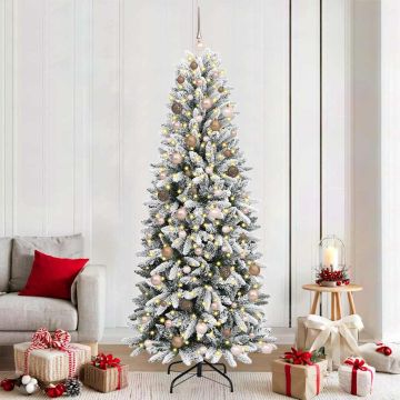 Albero di Natale artificiale Bianco 210 cm