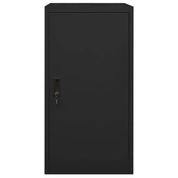 Armadio Porta Sella Nero 53x53x105 cm in Acciaio