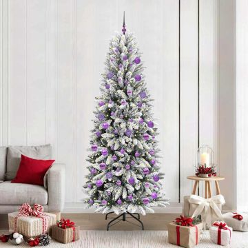 Albero di Natale artificiale Bianco 210 cm