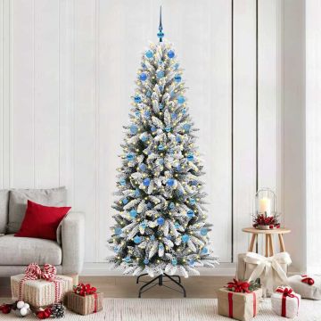 Albero di Natale artificiale Bianco 210 cm