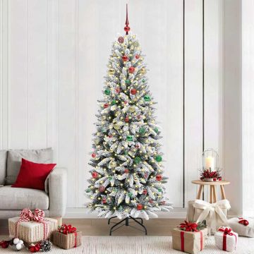 Albero di Natale artificiale Bianco 210 cm