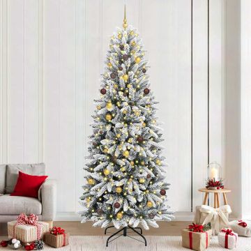 Albero di Natale artificiale Bianco 240 cm