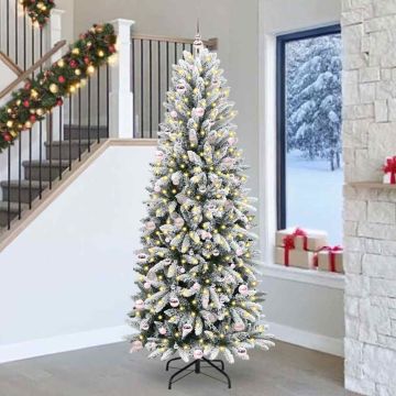 Albero di Natale artificiale Bianco 240 cm