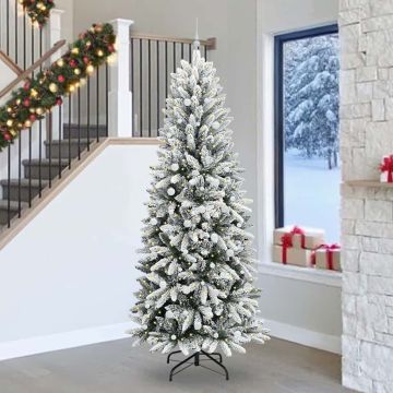 Albero di Natale artificiale Bianco 240 cm