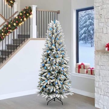 Albero di Natale artificiale Bianco 240 cm