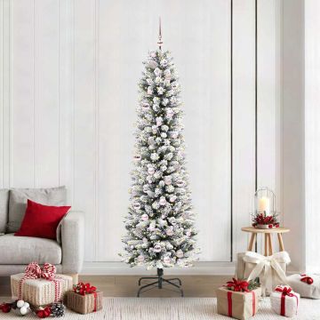 Albero di Natale artificiale Bianco 210 cm