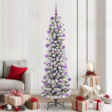 Albero di Natale artificiale Bianco 210 cm