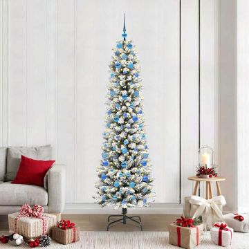 Albero di Natale artificiale Bianco 210 cm
