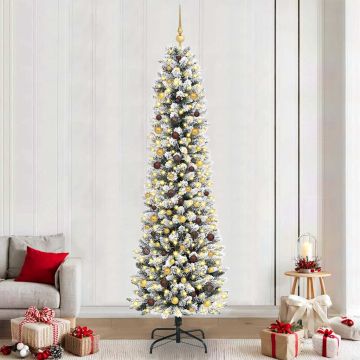 Albero di Natale artificiale Bianco 240 cm