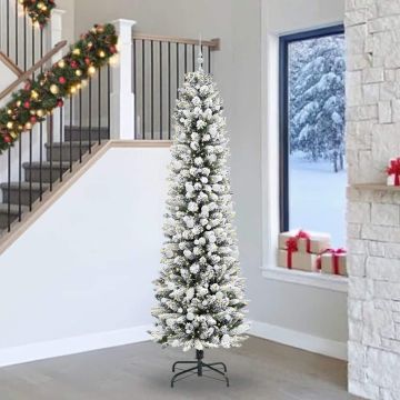 Albero di Natale artificiale Bianco 240 cm