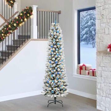 Albero di Natale artificiale Bianco 240 cm